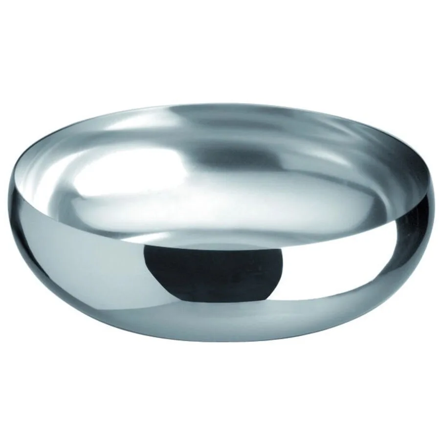Salatschüssel Piazza Silber Messing 12 cm 4.5 cm