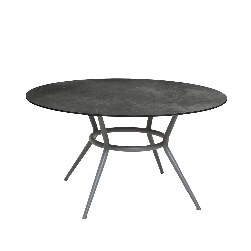 Cane-line Joy matbord runt Dark grey-ljusgrå Ø144 cm