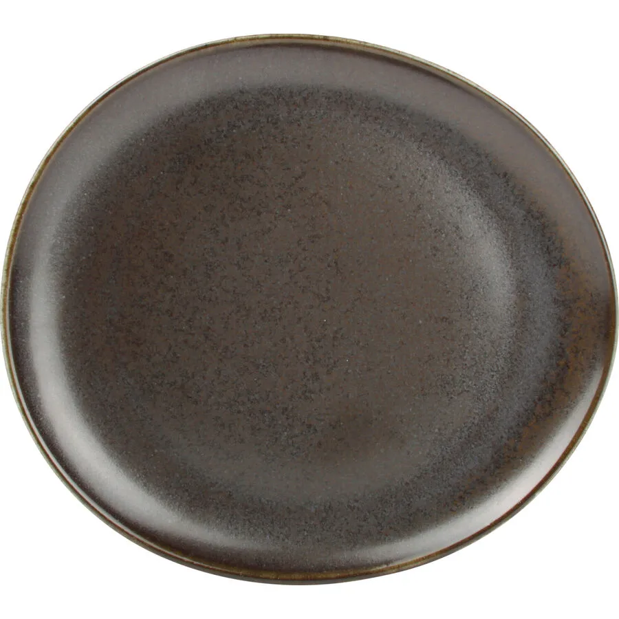 Fine2Dine Teller flach Ceres Black Braun Porzellan