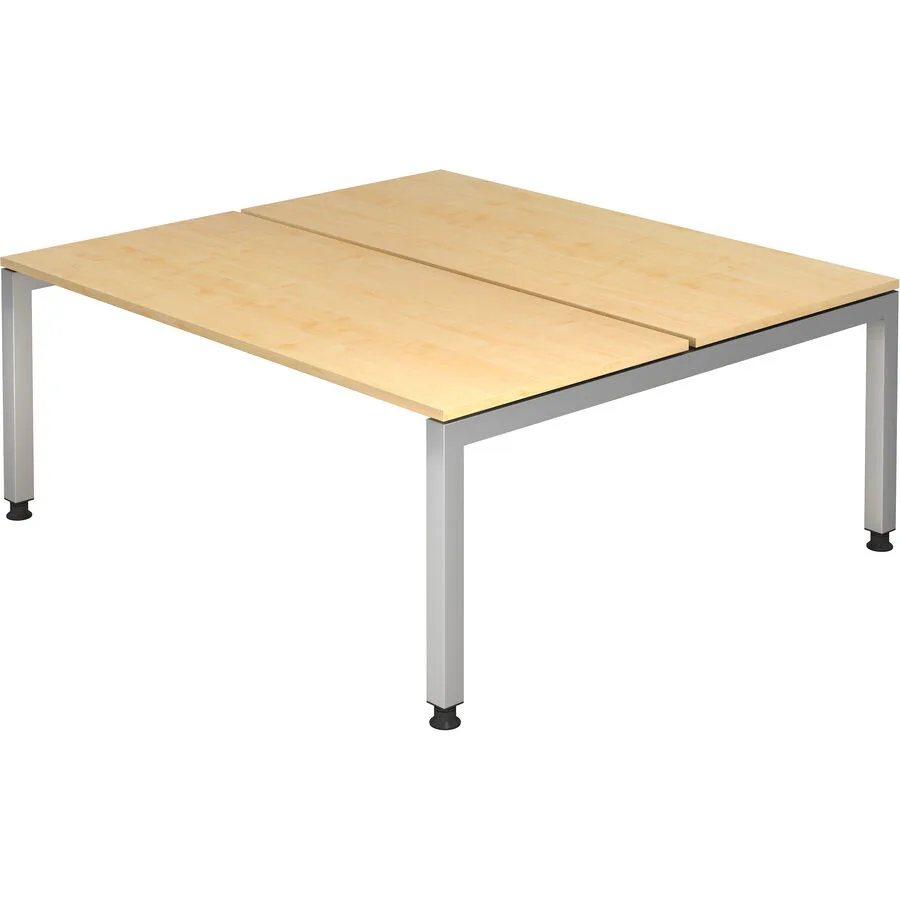 Schreibtisch Office Holz 180 cm - Farbe: Ahorn - Material: Holzwerkstoff