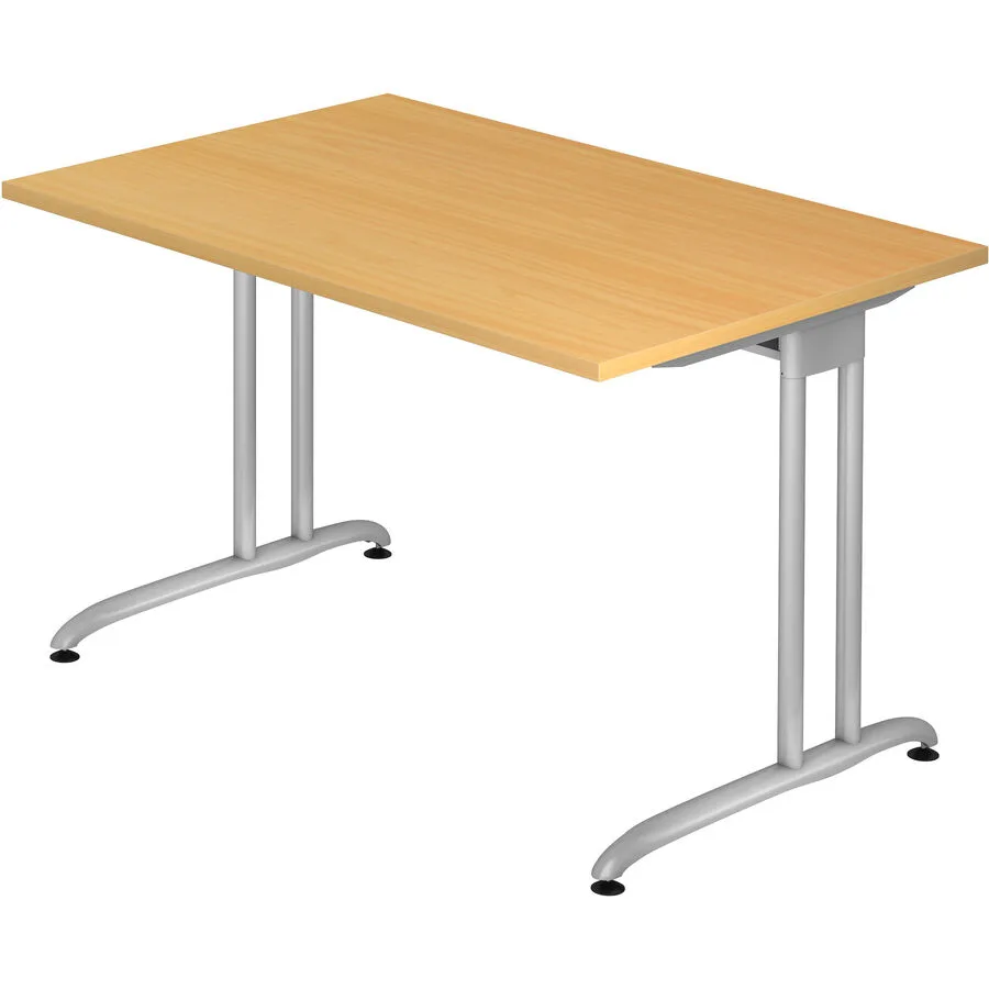 Schreibtisch Office buche Holzwerkstoff B 120 T 80 cm