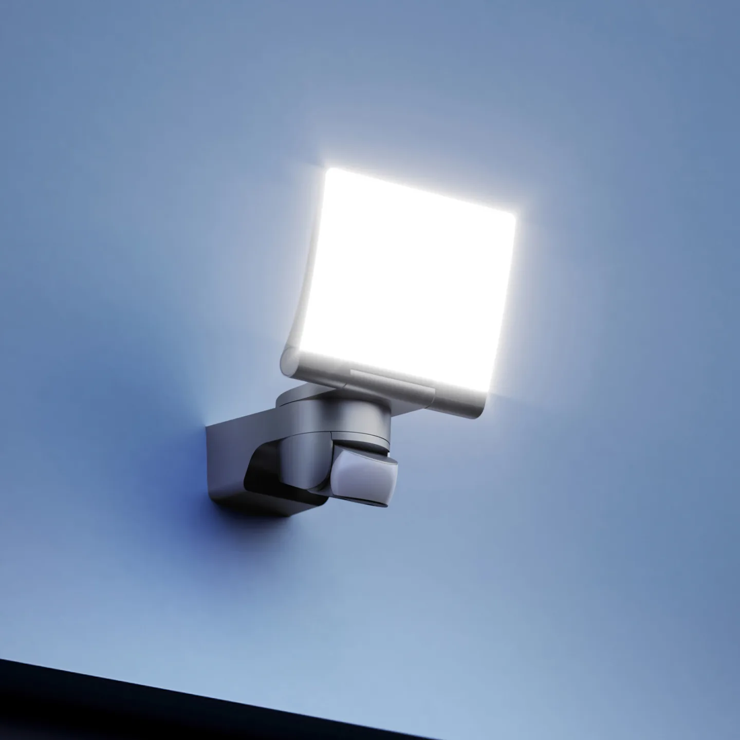 XLED Home 2 XL S Sensor-Außenstrahler grafit IP44 - STEINEL - Modern - Kunststoff - Eckig