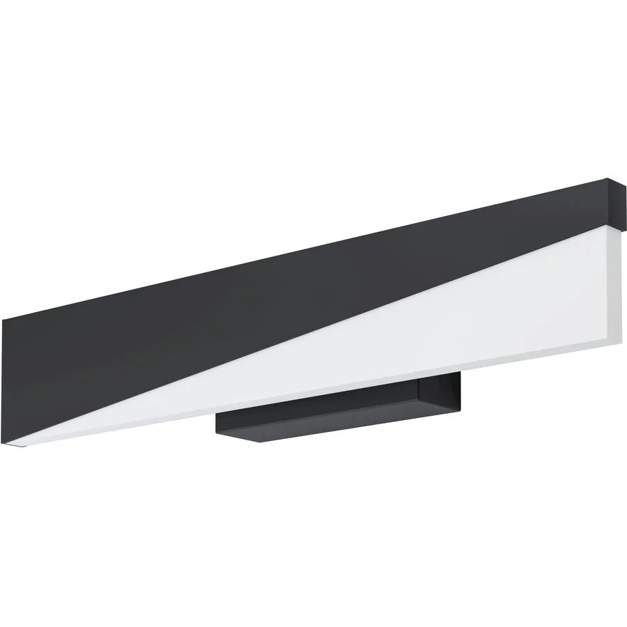 Eglo Wandlampe Isidro Schwarz Aluminium/Stahl 8 cm - LED - Lichtfarbe: Warmweiss - LED Energiesparlampen