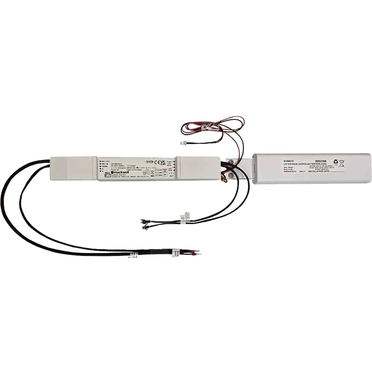 Lifesafe Emergency Kit Manual Test 6-54V LIFEPO4 Rapid Connector