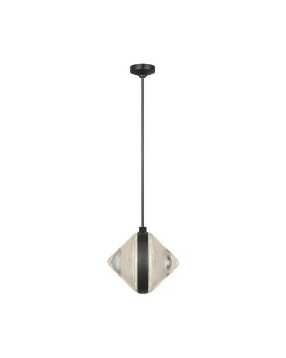 Copper Coast 15" Pendant Karo Cut Bronze