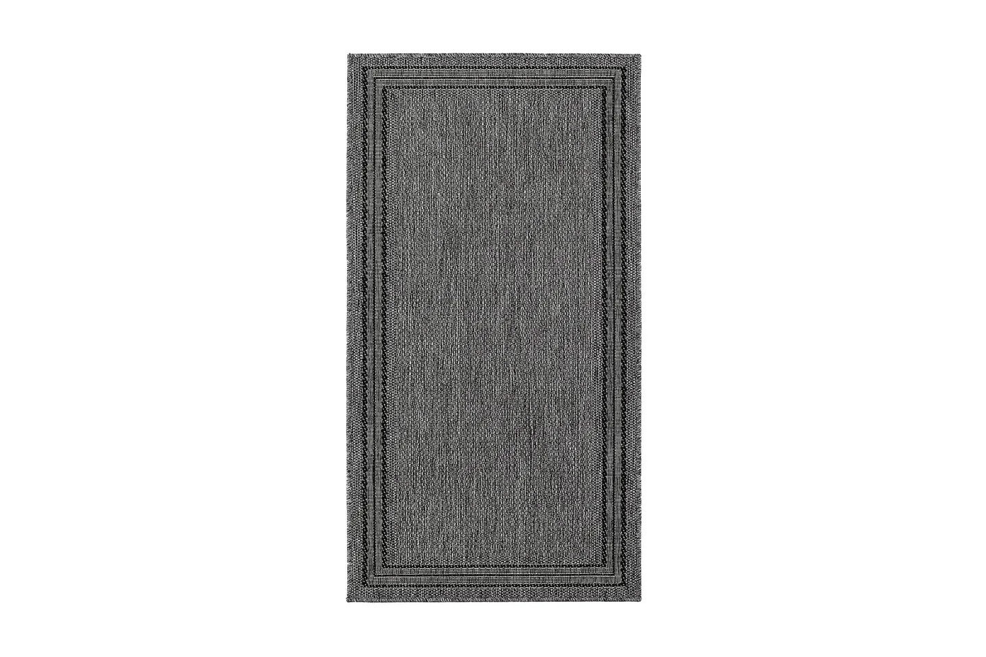 Madrid Frame Matta 80x150 cm Flatvävd - Antracit