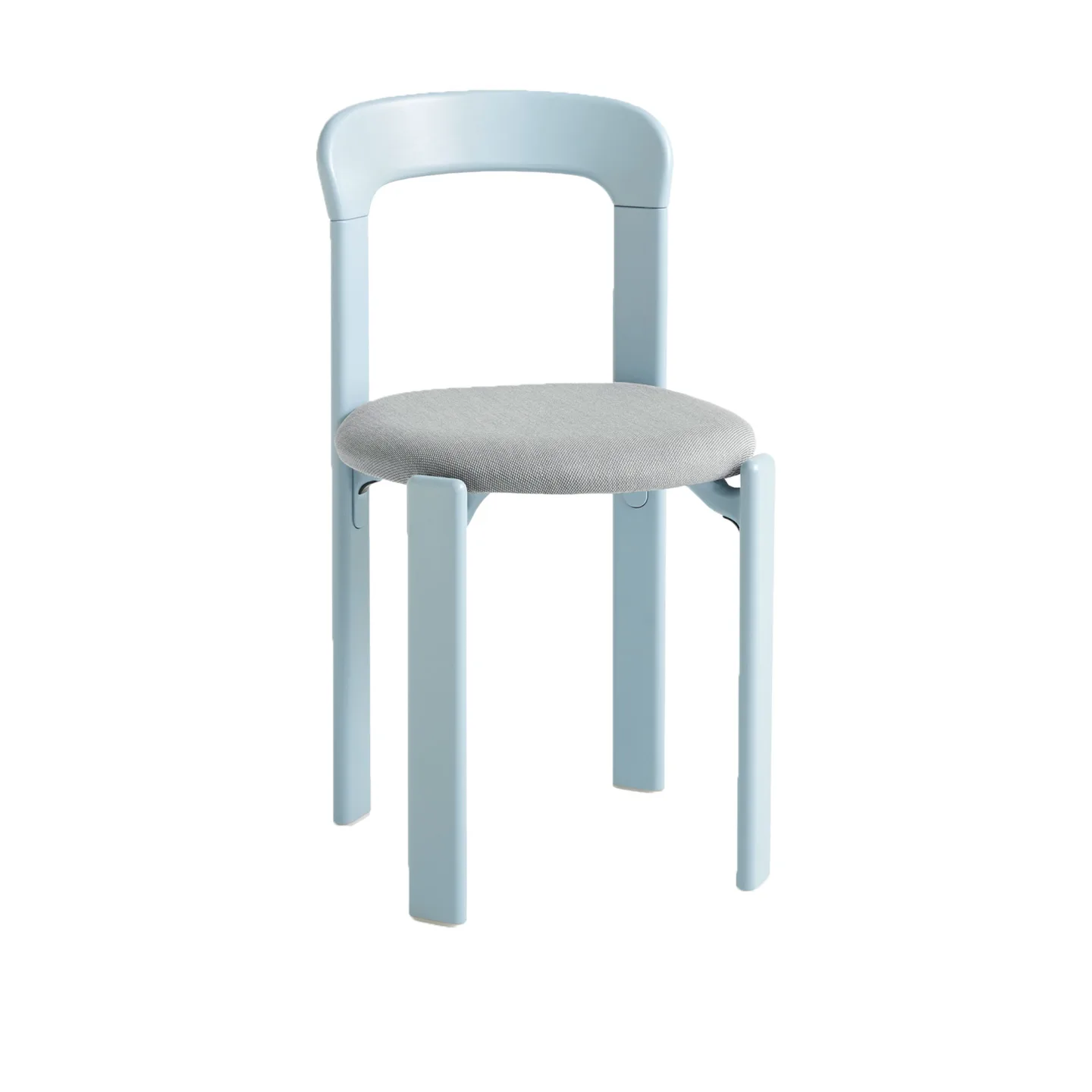 HAY - Rey Chair - Slate blue waterbased lacquered beech, seat upholstery Steelcut Trio 113 REY22 - Matstolar - Bruno Rey - Blå - Trä