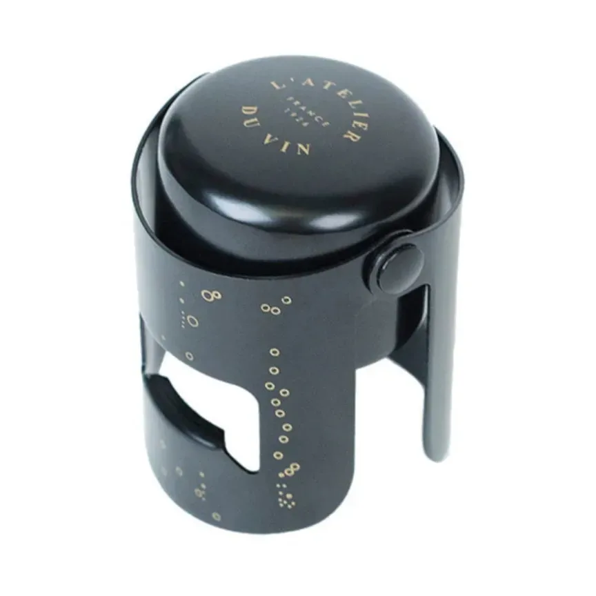 L'Atelier du Vin Bouchon Gard'Bulles Flaschenverschluss Schwarz