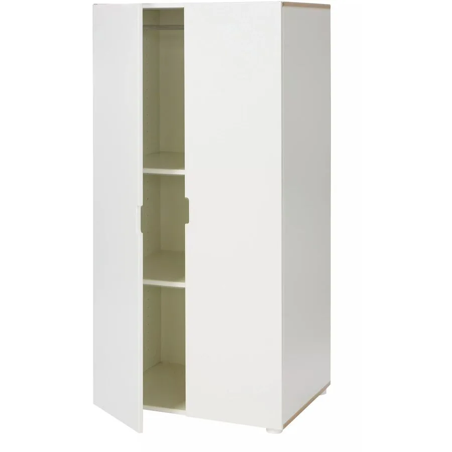 Kleiderschrank Elina weiss MDF B 70 cm