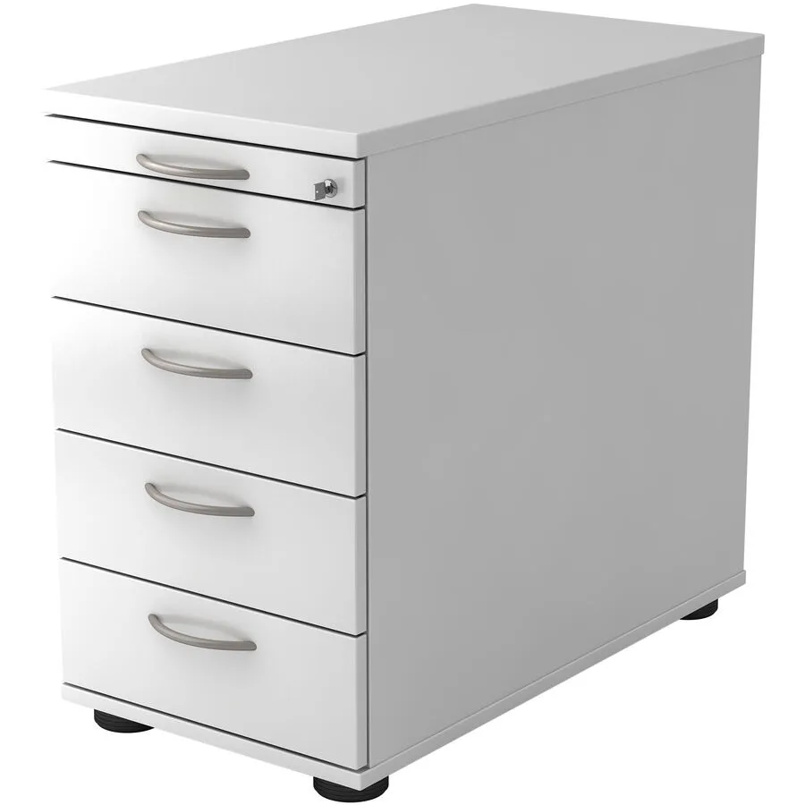 Standcontainer Office weiss Holzwerkstoff B 42.8 H 76 cm