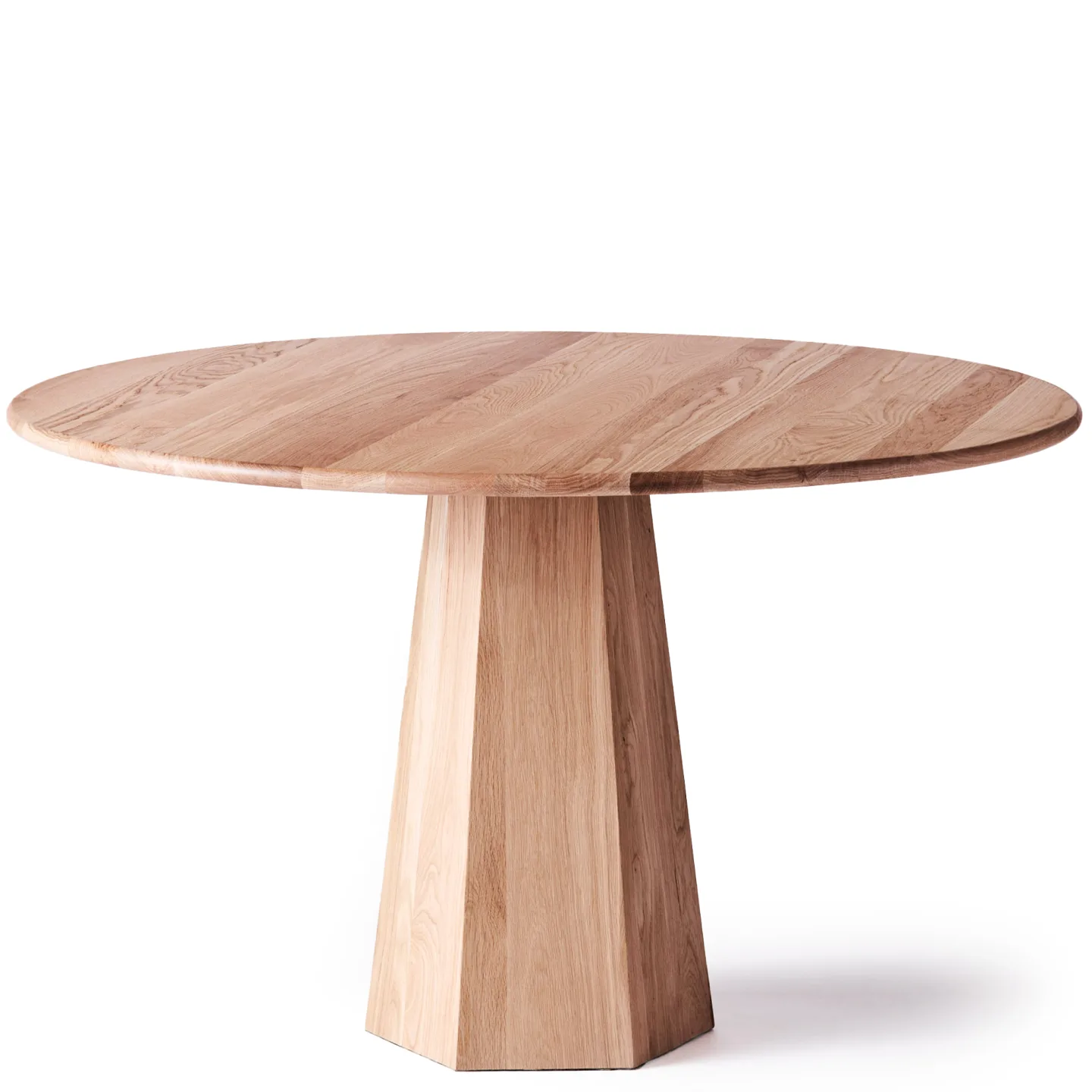 Dusty Deco - Hexagon Dining Table, Ø120 Oak - Matbord - Edin & Lina Kjellvertz - Träfärgad