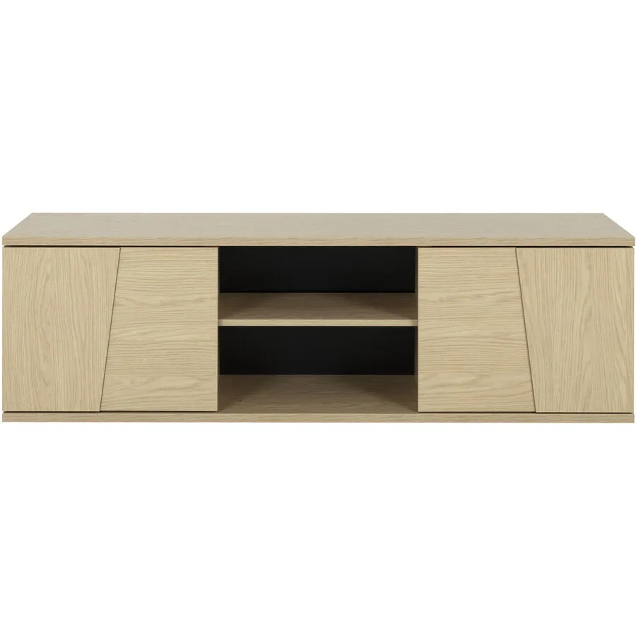 TV-Möbel Solrig eiche Holzwerkstoff B 160 cm