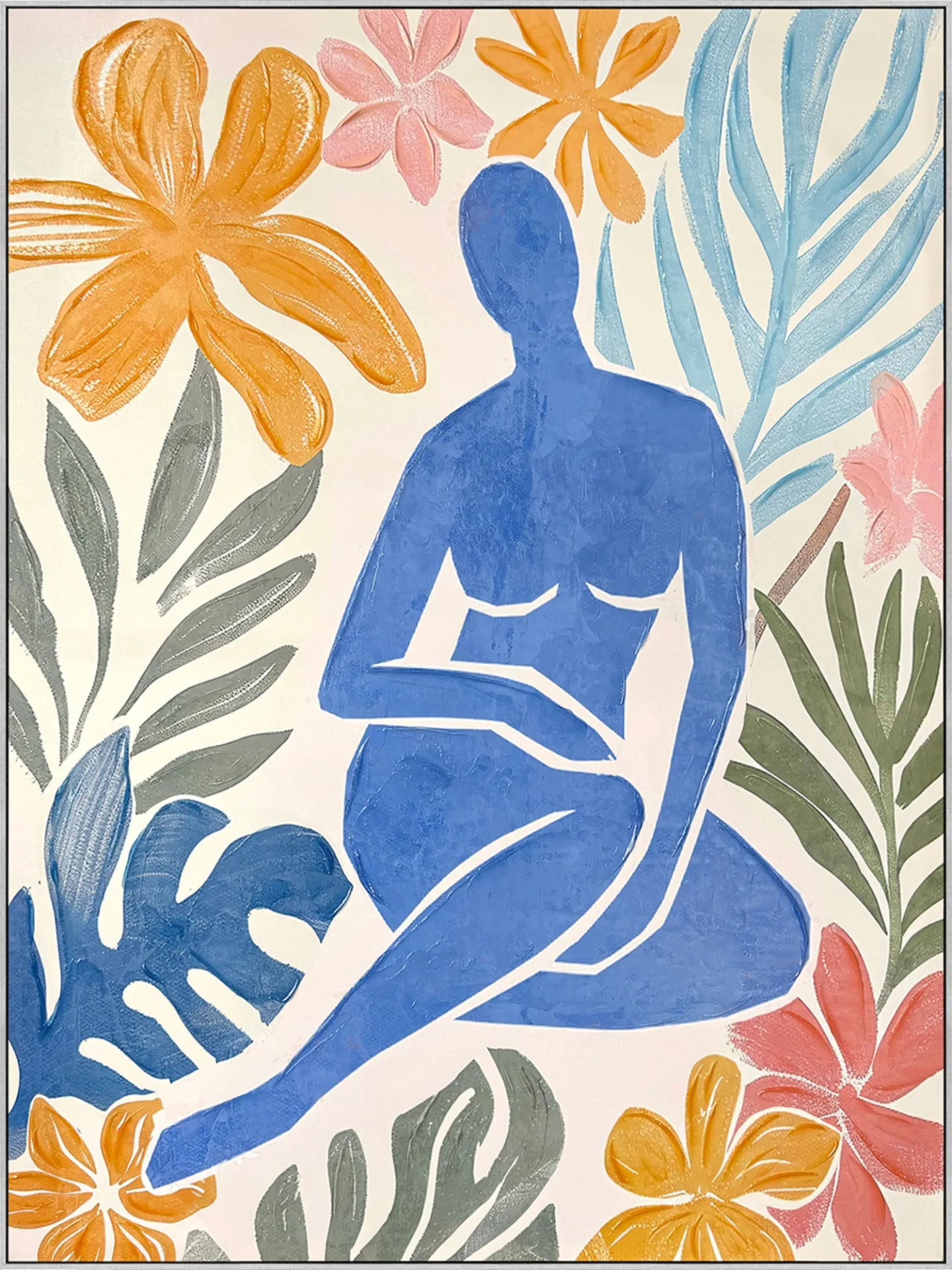 image LAND Gemälde Matisse-Inspiriert Blauer Akt | Schubiger Möbel