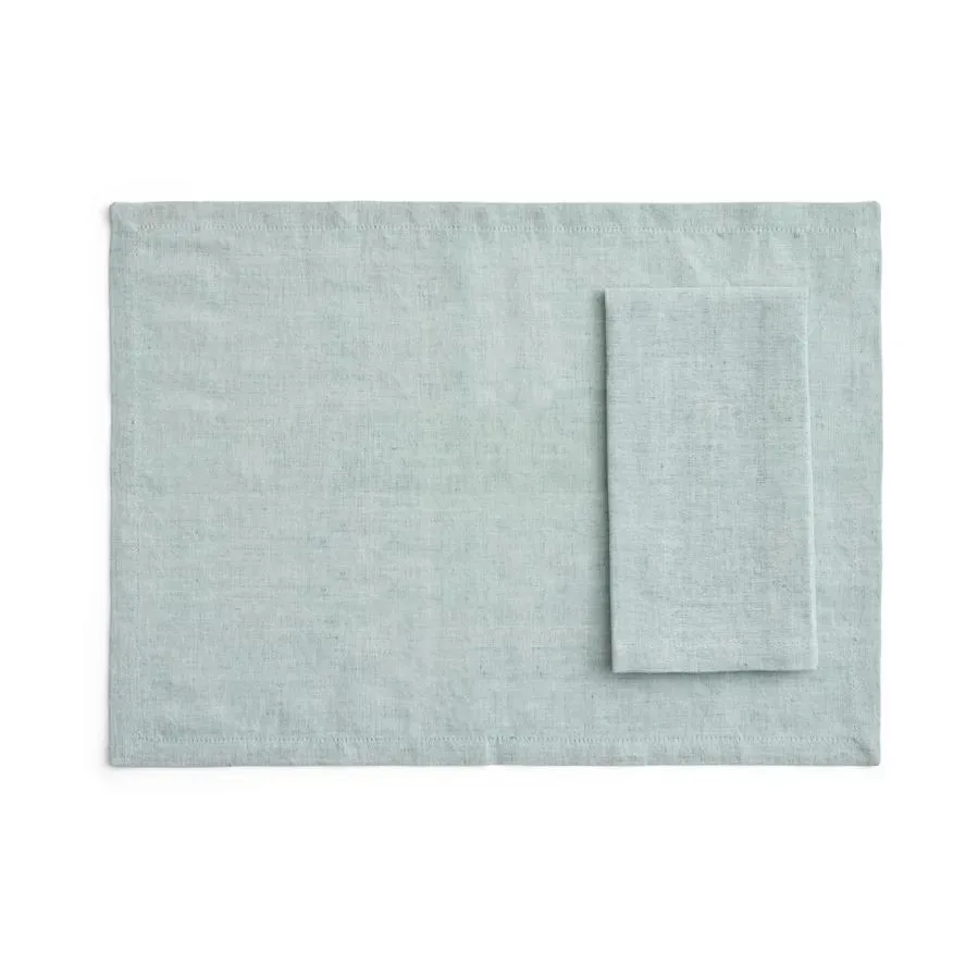 HAY Tavolo Tischset/Serviette 4er-Pack Soft green