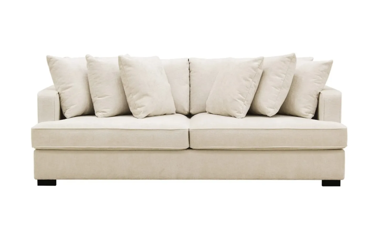 Rossita 4-sits Djup Soffa i Chenille - Beige