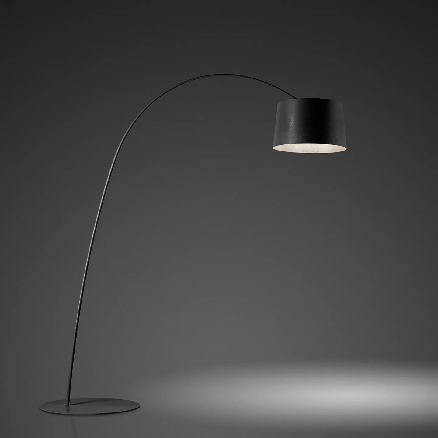 Twice as Twiggy LED Stehleuchte Schwarz - Foscarini - Wohnzimmer - Metall