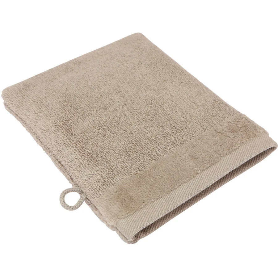 Living Home Waschhandschuh Softfeel Macchiato Baumwolle B 15 T 21 cm