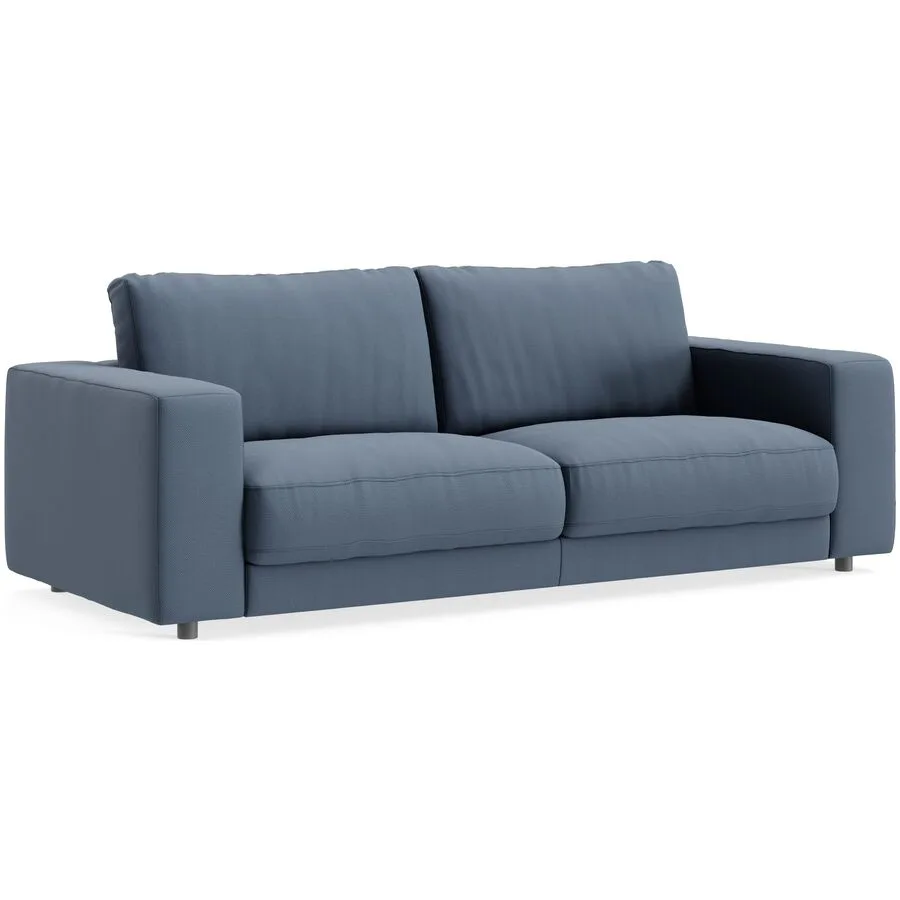 Sofa Ava Bezug: 100% Polyester jeans B 230 T 107 cm - Möbel Konfigurator: Traummöbel individuell zusammenstellen