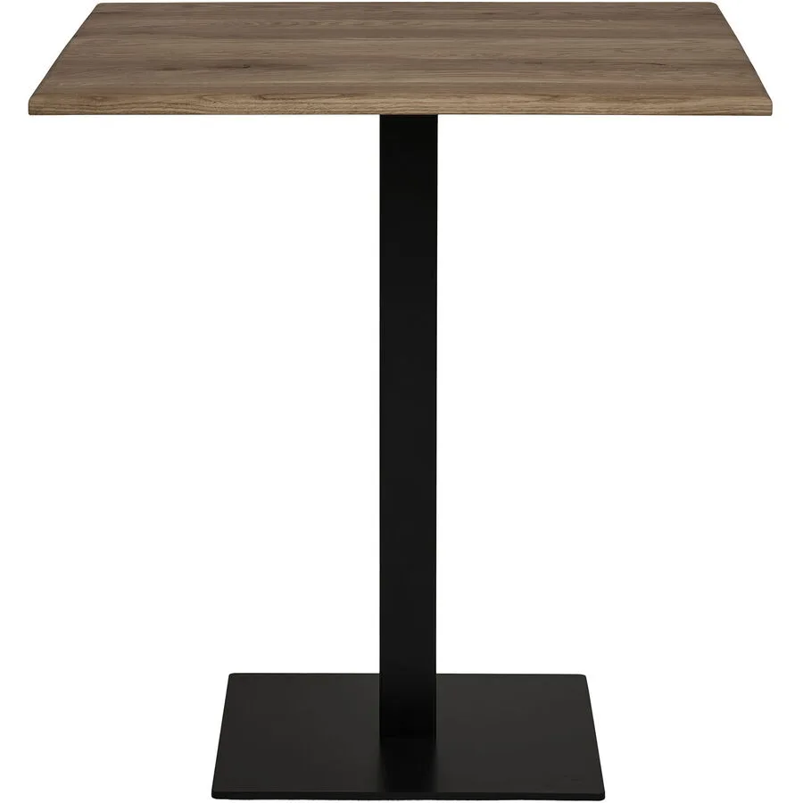 Bistrotisch Ostara Braun/Schwarz Metall/Holz 70 cm