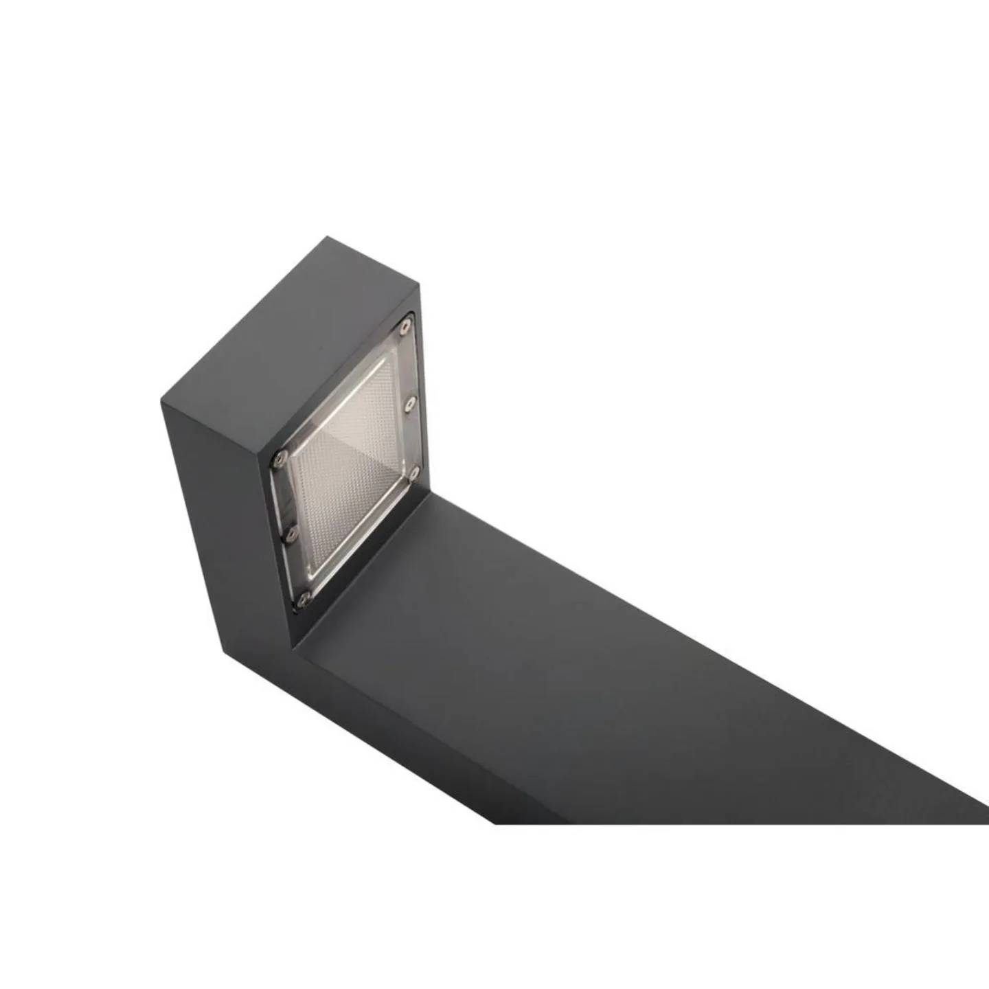 Asker LED-Pollerlampe 85cm graphit Betonbodenhalter - Norlys - Terrasse - Aluminium