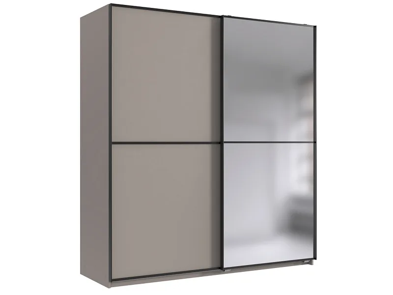 Schwebetürenschrank ULM beige 2 Türen