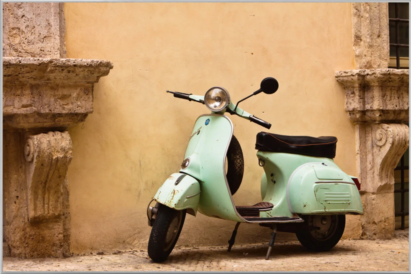image LAND Bild mit Rahmen Dolce Vita! Italienischer Roller | Schubiger Möbel