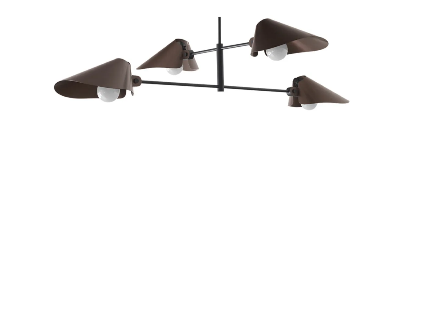 Bonnet SC91 lysekrone bronse/svart - &Tradition - Spisestue - Moderne - Aluminium - Med flere lyskilder