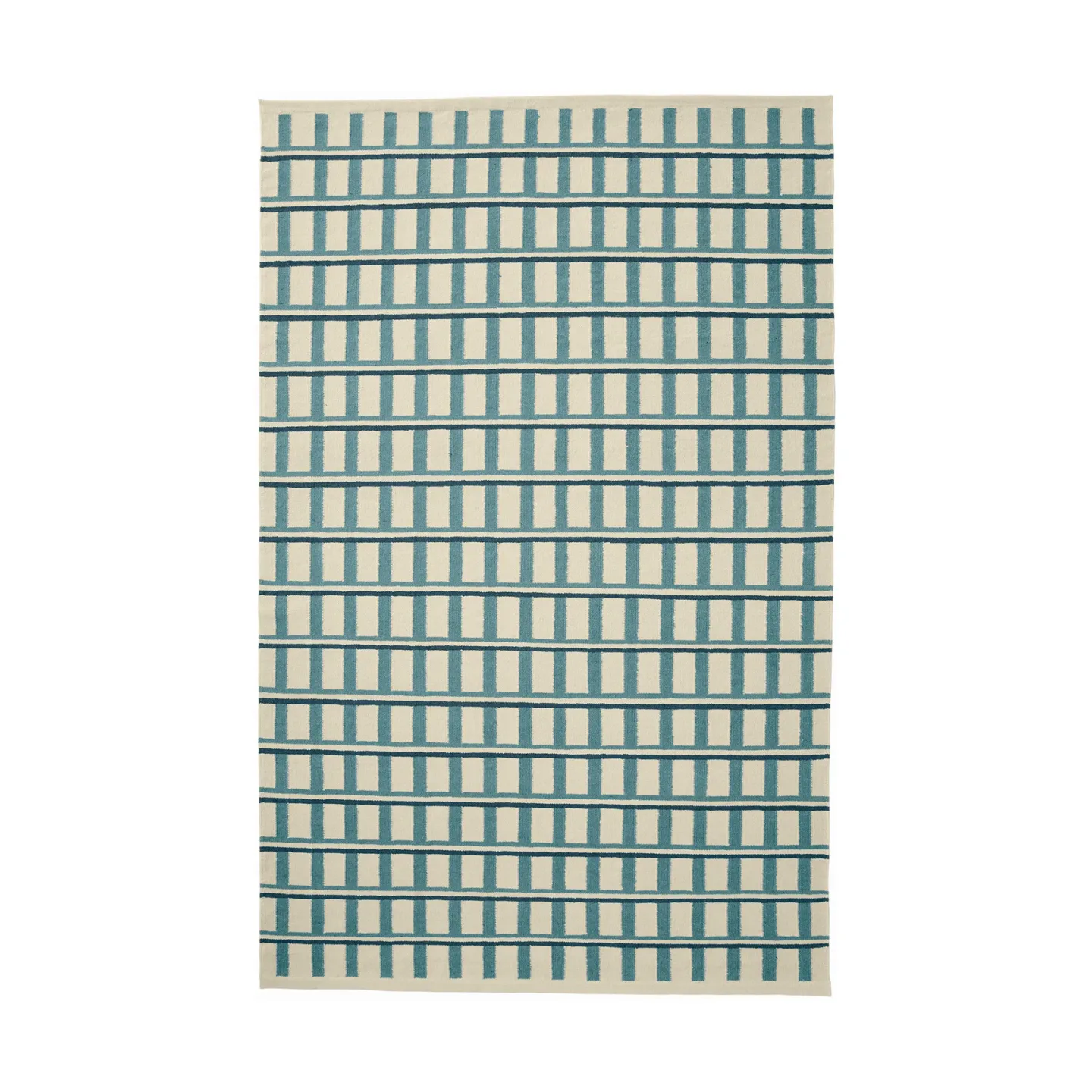 Chhatwal & Jonsson Mysore Wollteppich 230x320 cm Off White-Himmelblau