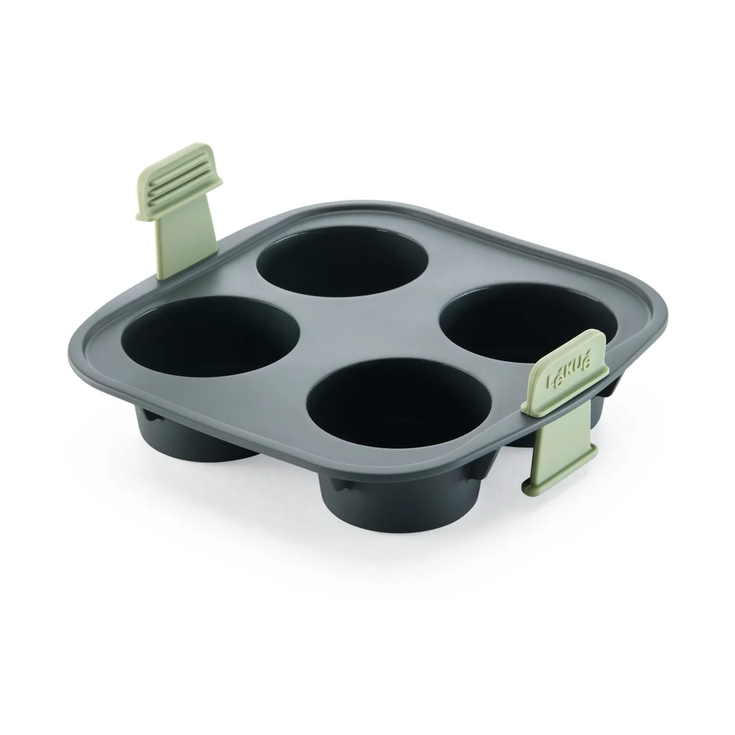 Lékué Lékué Air Fryer Muffinform 4-teilig Grey