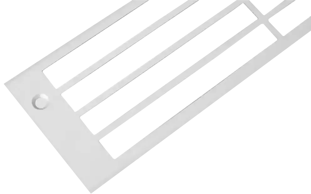 Belüftungsgitter - Aluminium (250 x 80 mm)
