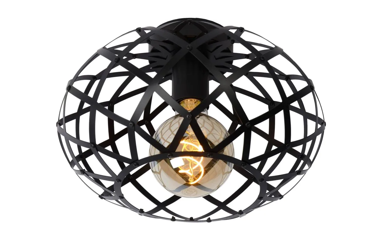 Lucide - Wolfram Ø30 - Takplafond - Svart
