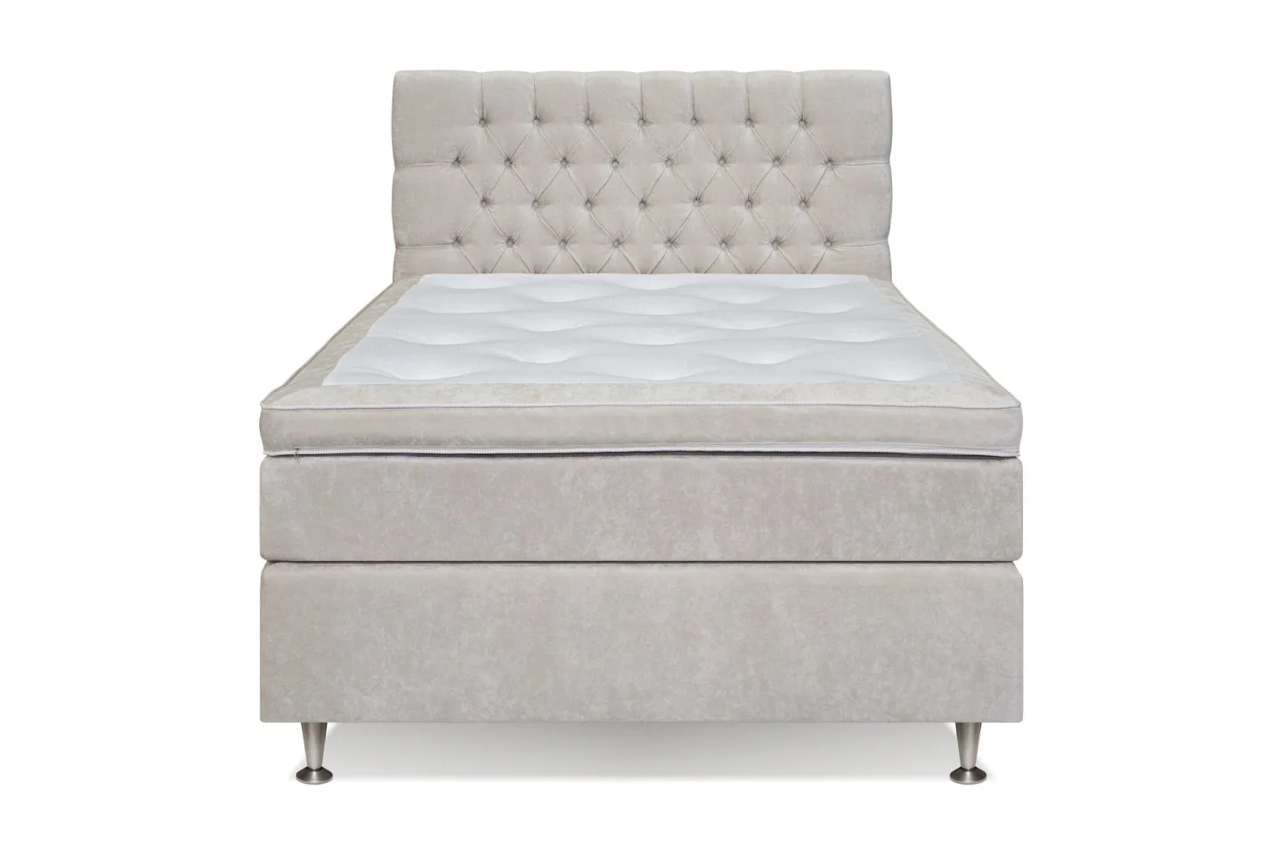 Celine Sängpaket 120x200 cm - Beige/Sammet