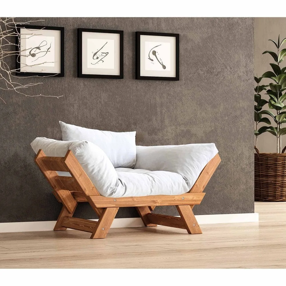 Zylar 2-sits Bäddsoffa - Vit