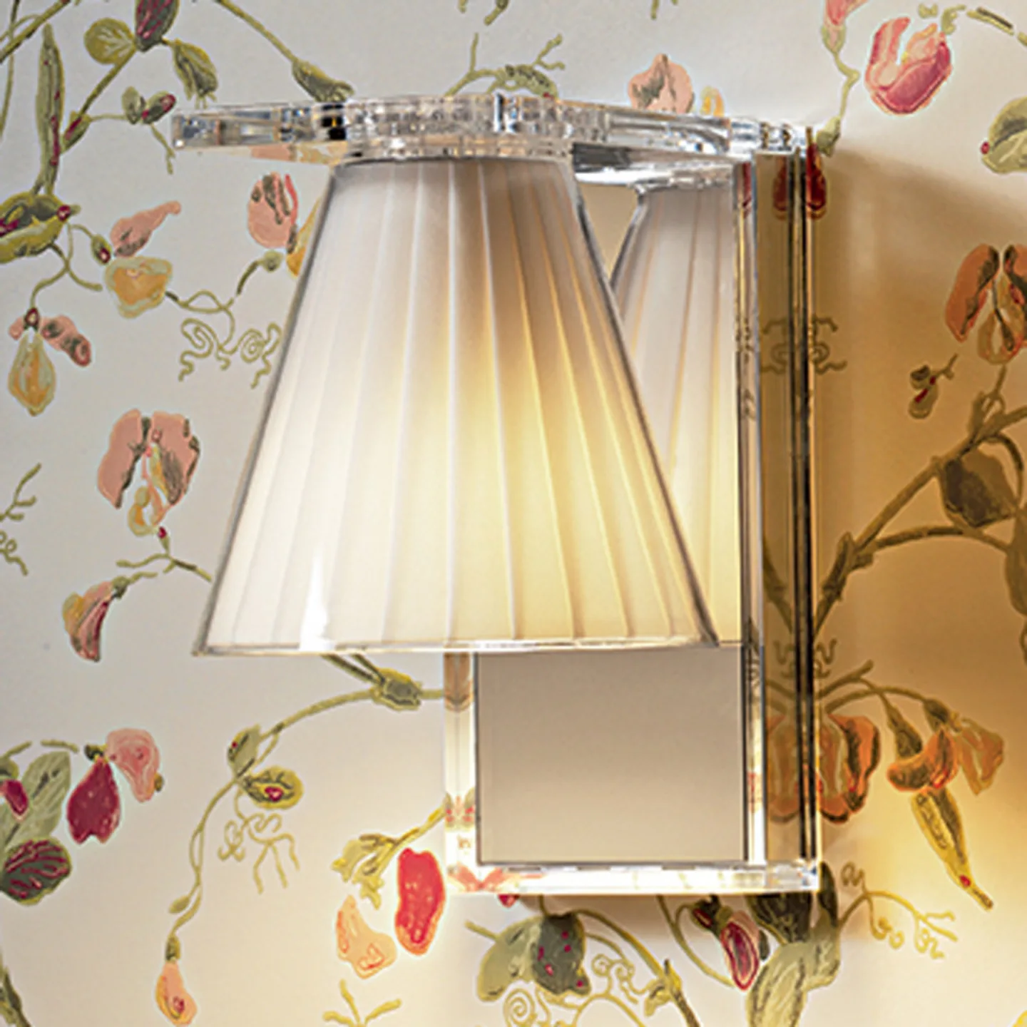 Light Air Wandleuchte Beige - Kartell Light-Air - Wohnzimmer - Design - Kunststoff - Einflammig