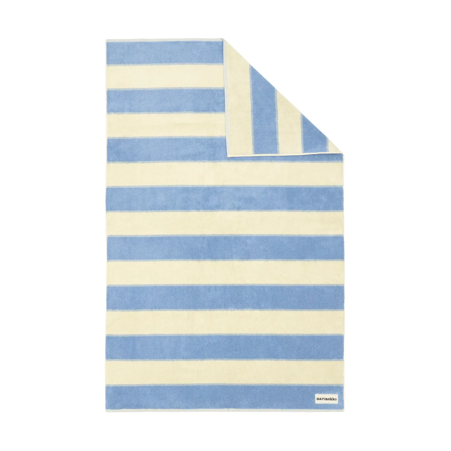 Marimekko Galleria Badetuch Light blue, melon, 100x160 cm