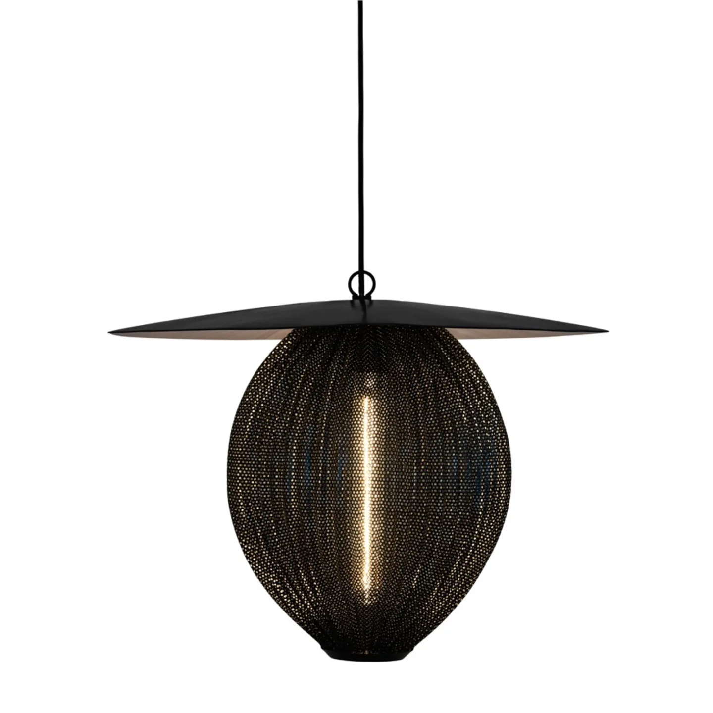 Satellite Pendel L Midnight Black - GUBI - Stue - Metal