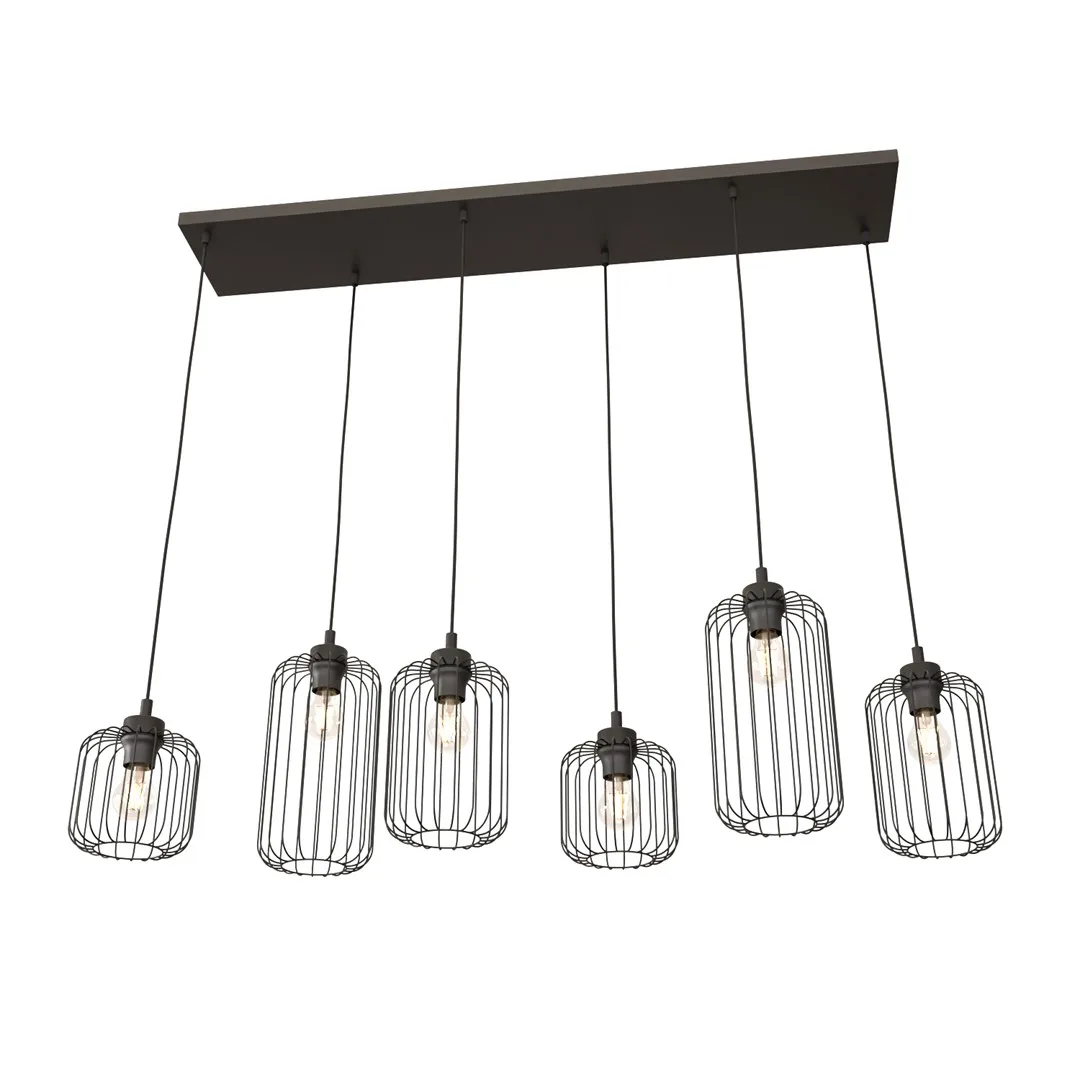 Emibig Lighting - Vander 115cm - Taklampa - Svart
