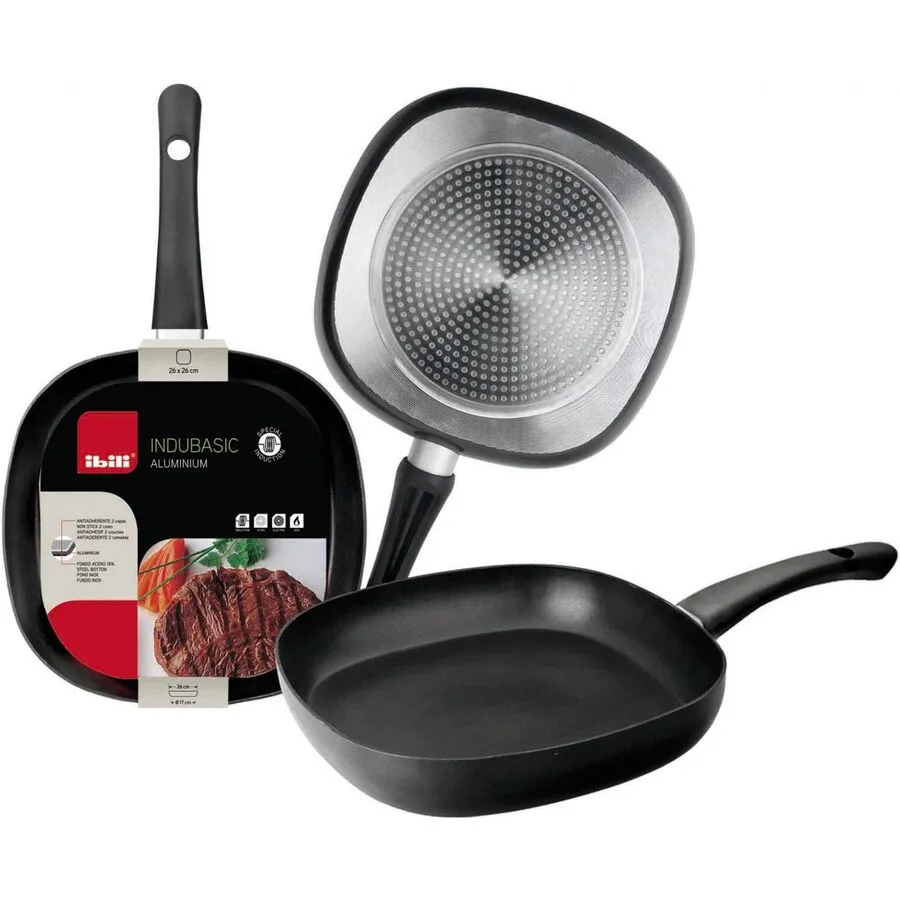 Grillpfanne Ibili Schwarz Aluminium 5.2 cm