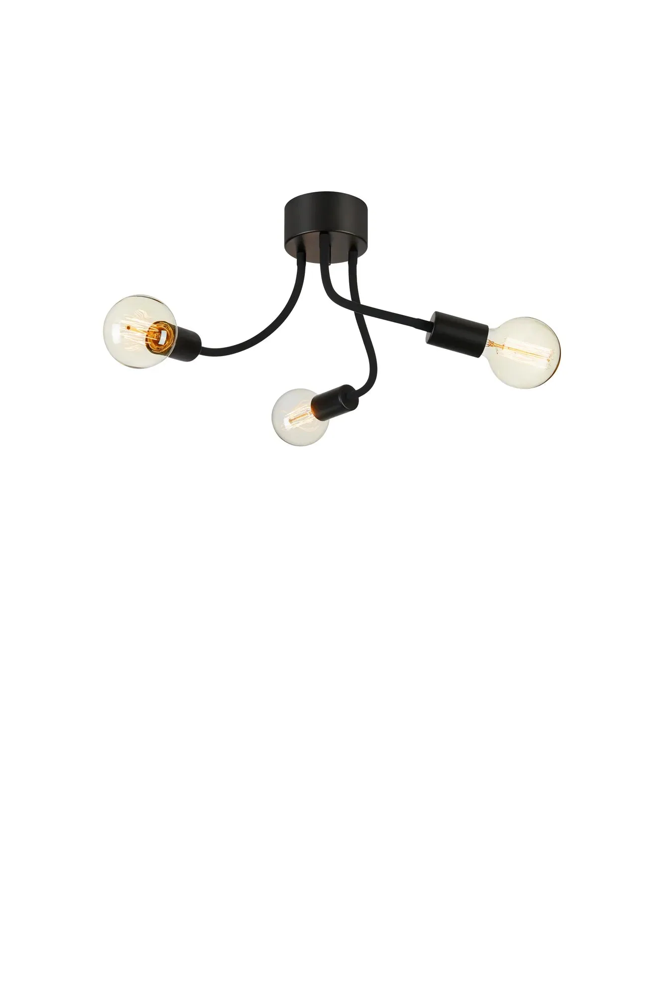 Medusa Deckenlampe Schwarz 3 Lampen