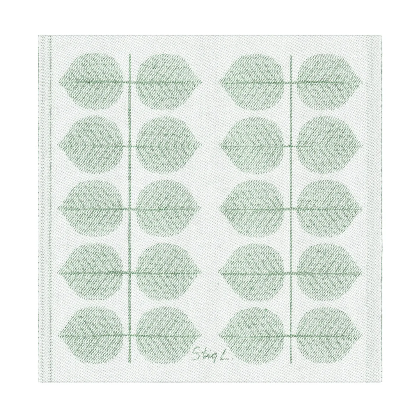 Ekelund Linneväveri Berså Serviette 35x35 cm Grün