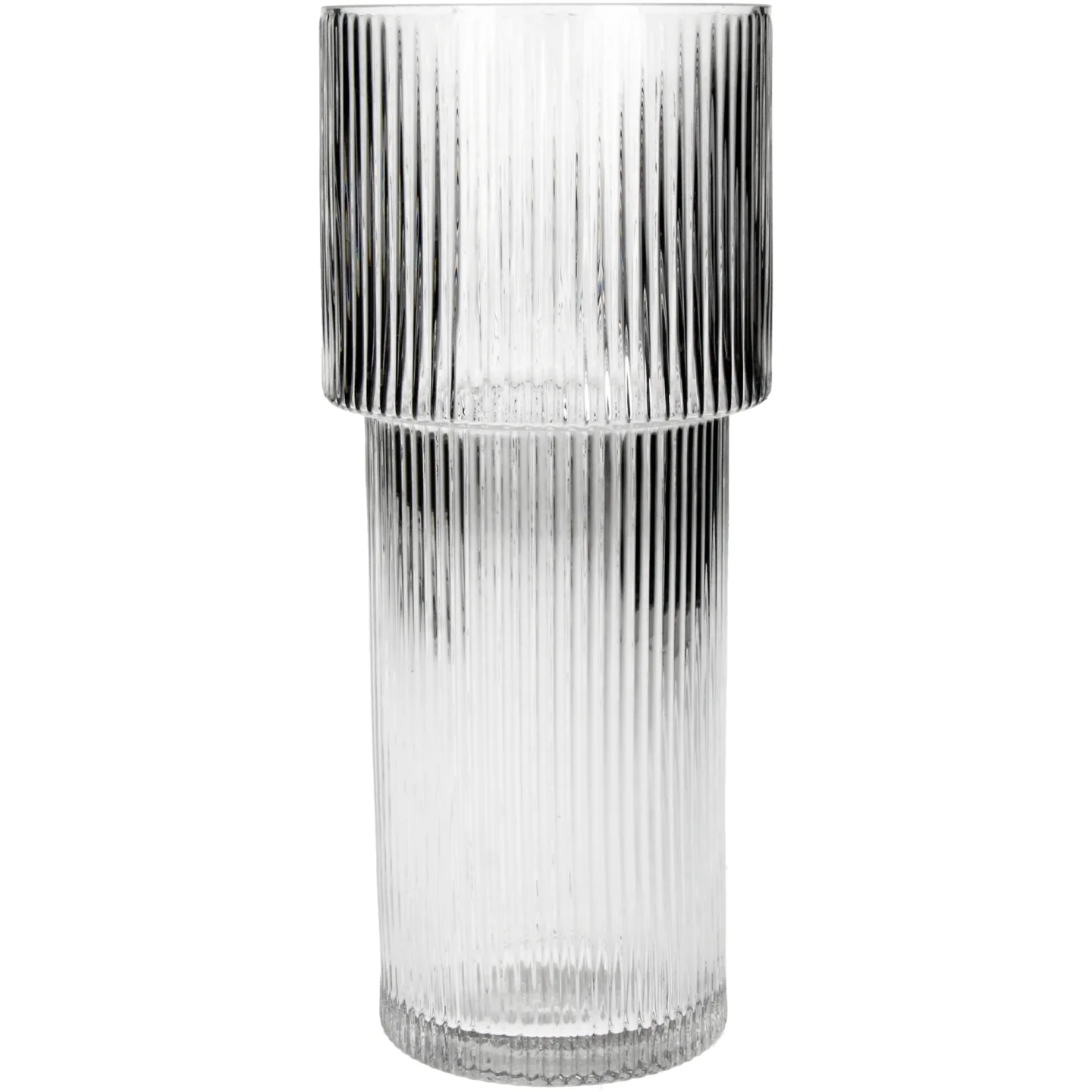 Kersten Vase Stripe, Glas H: 25 cm | Schubiger Möbel