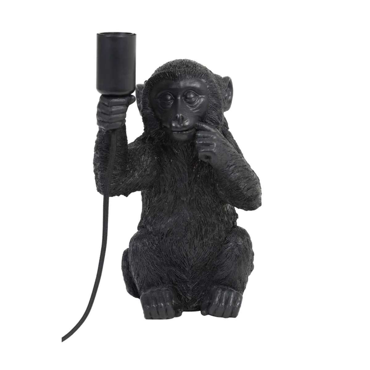 Light & Living - Monkey 34cm - Bordslampa - Svart