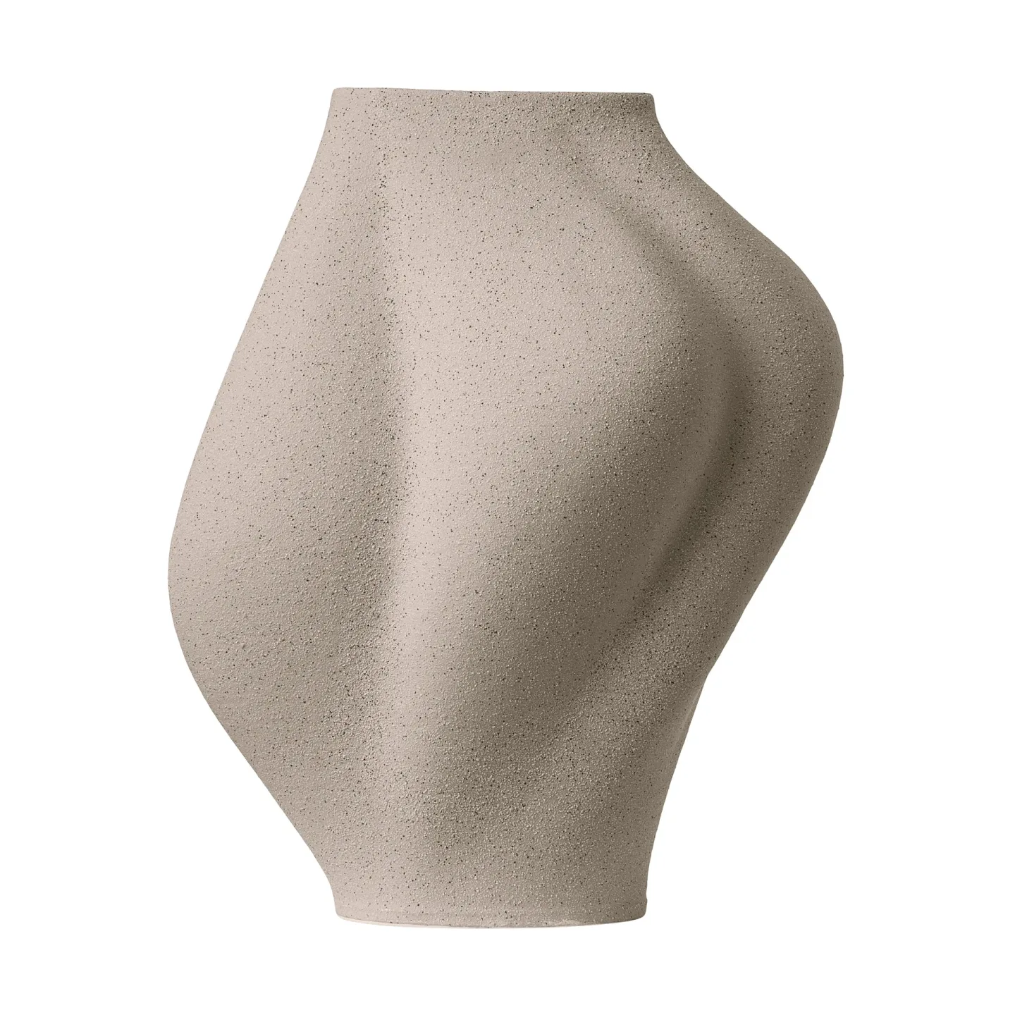 AYTM Saltare Vase Taupe, Ø17x35 cm