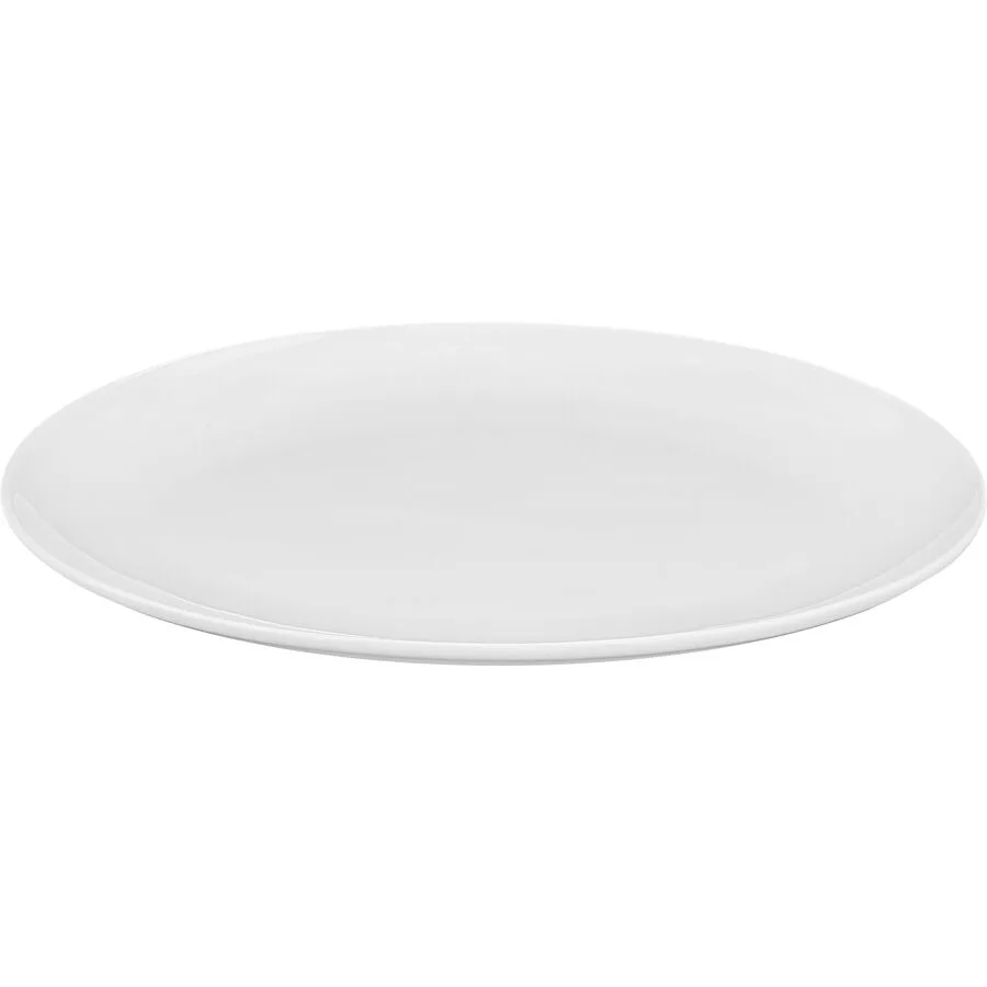 Servierplatte Bone China weiss Porzellan