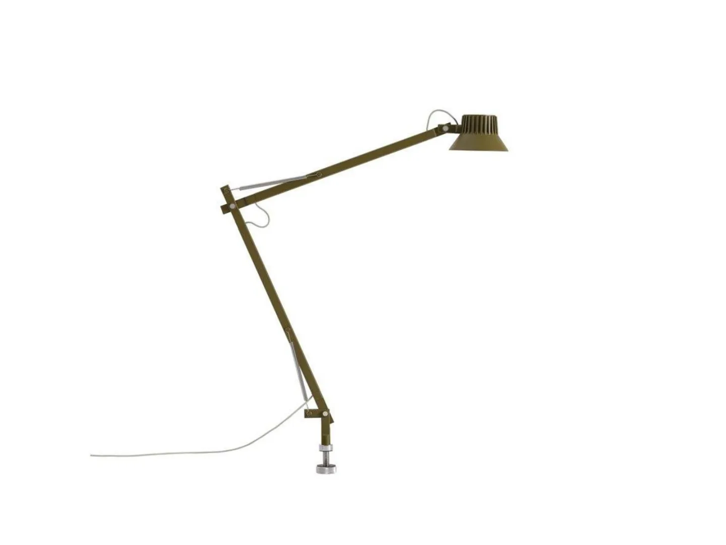 Dedicate Bordslampa w/Pin L2 Brown Green - Muuto - Arbetsrum / hemkontor - Aluminium