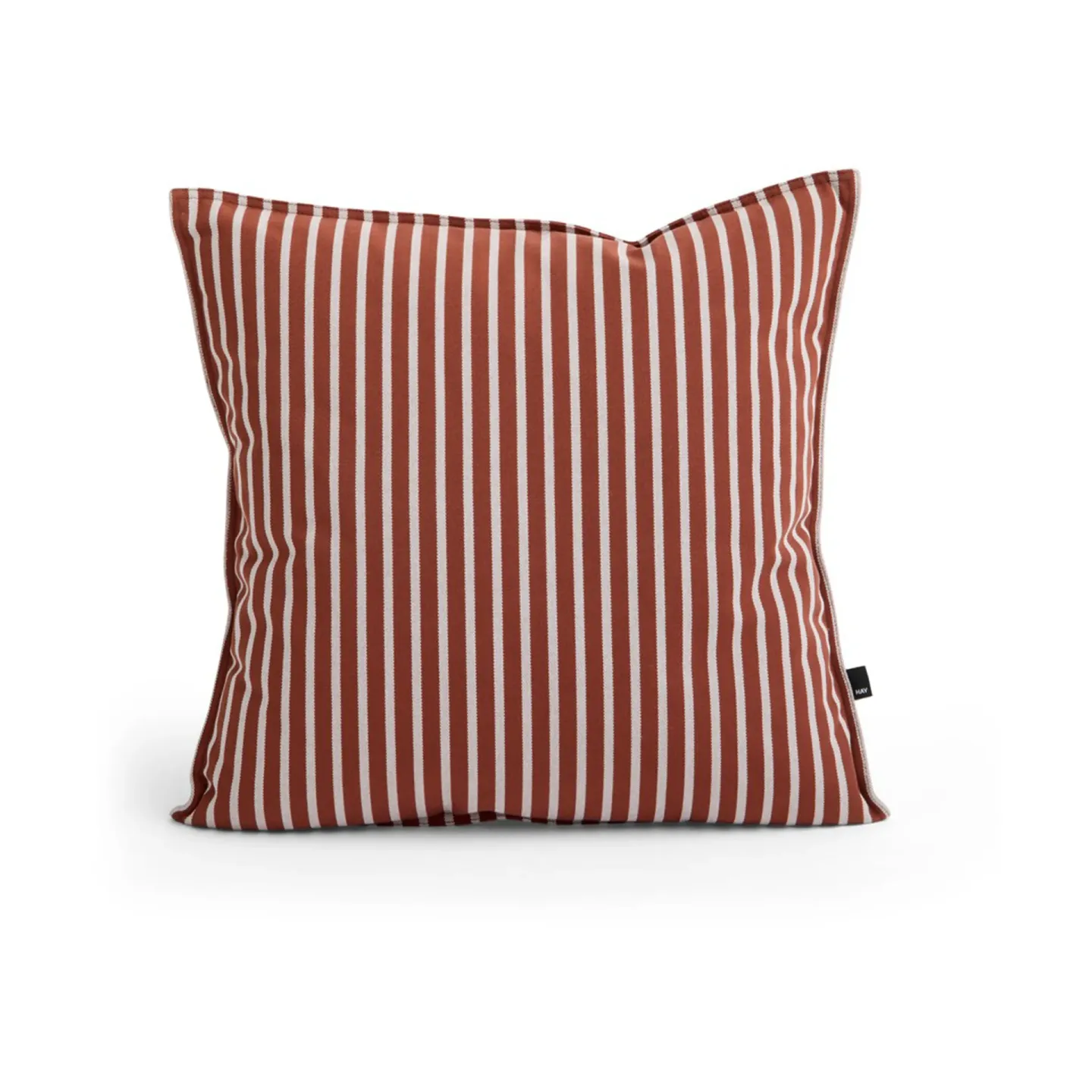 HAY Terrazza kudde Terracotta bold stripe, 50x50 cm