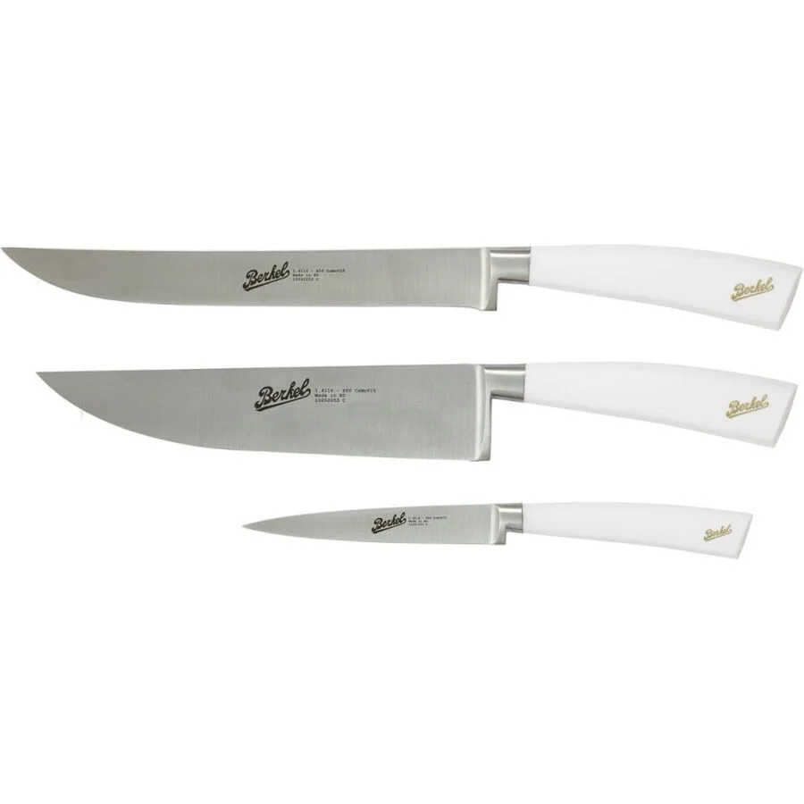 Berkel Messer-Set Elegance weiss Stahl