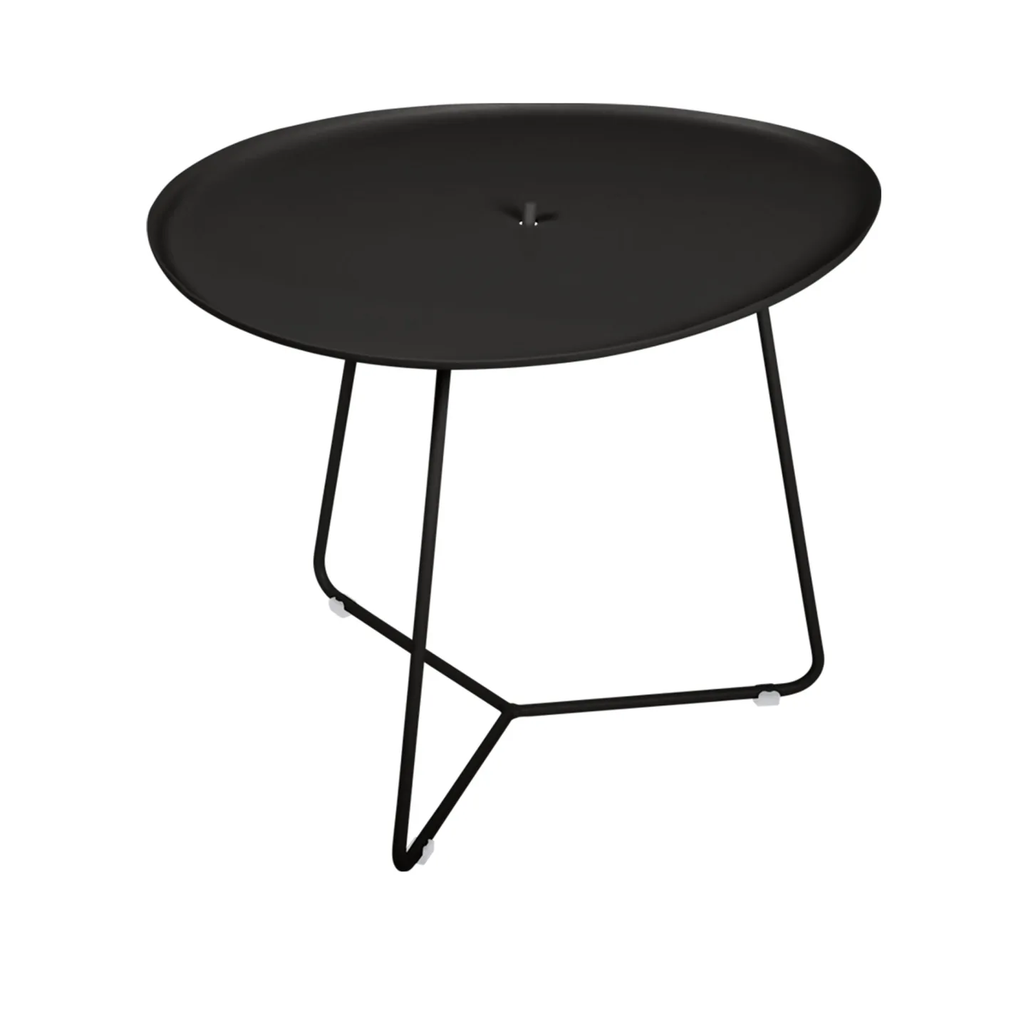 Fermob - Cocotte Low Table, Liquorice - Småbord och sidobord utomhus