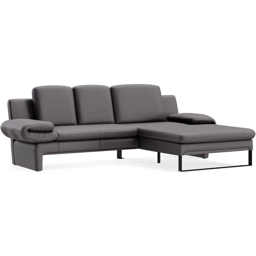 Ecksofa Astra Rechts Touch - 844 steel B 321 T 168 cm - Möbel Konfigurator: Traummöbel individuell zusammenstellen