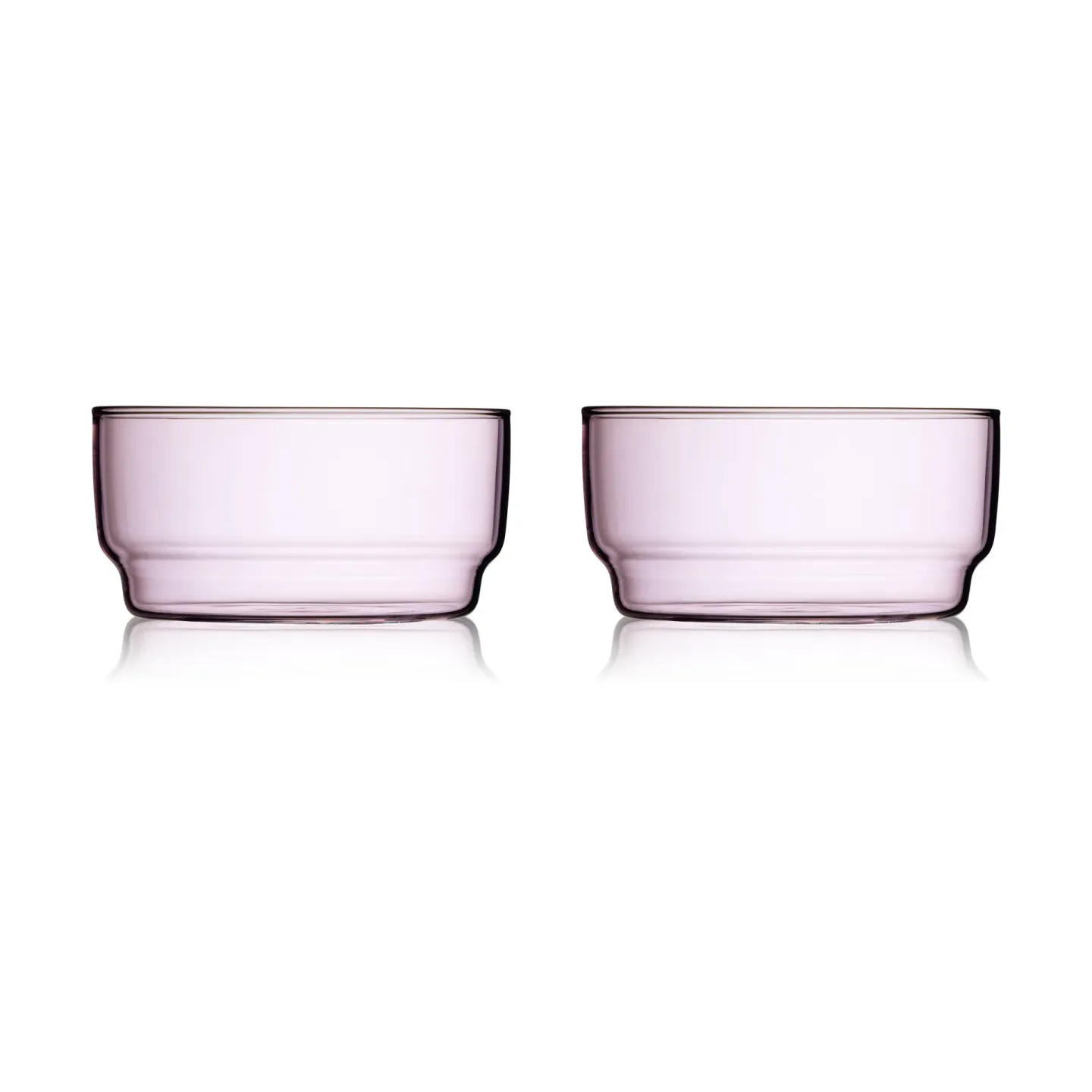 Lyngby Glas Torino Schale 50 cl 2er-Pack Pink